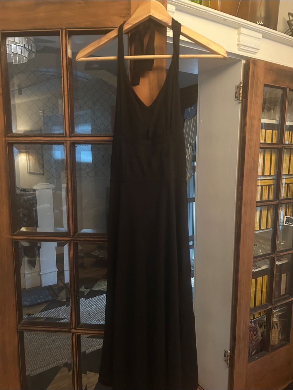 Mexx Black Sleeveless V-Neck Maxi Dress